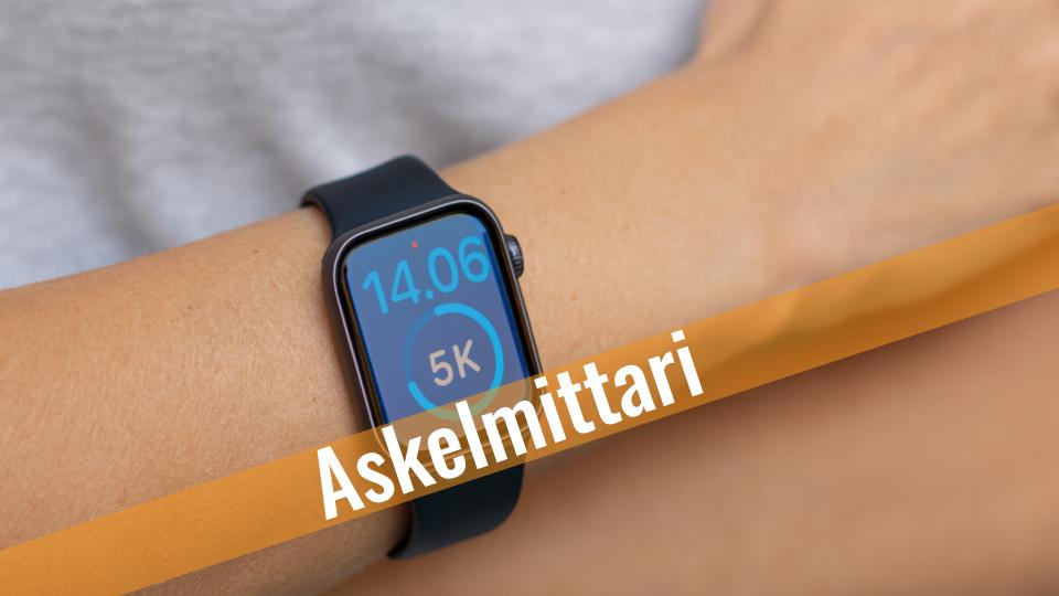 Askelmittari Apple Watch kelloon