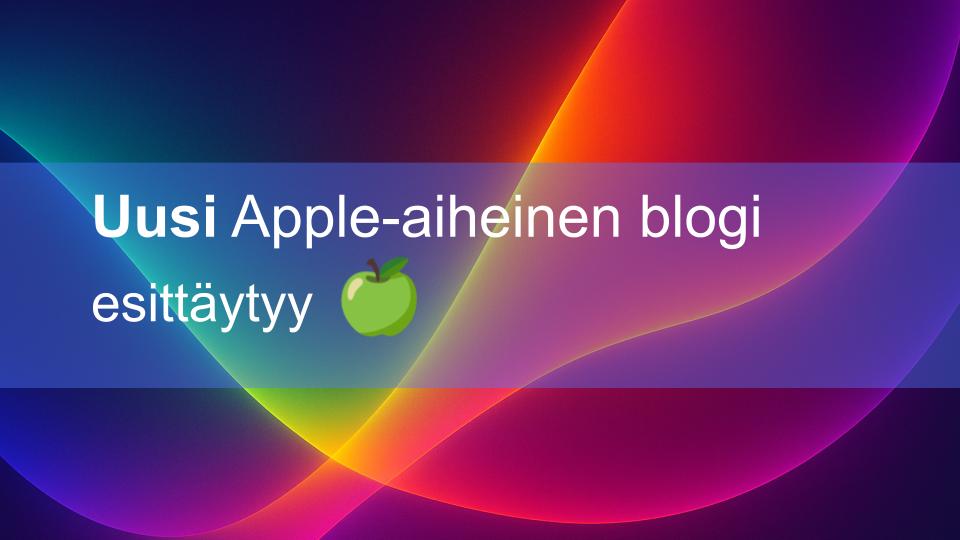 Apple-aiheinen suomenkielinen blogi