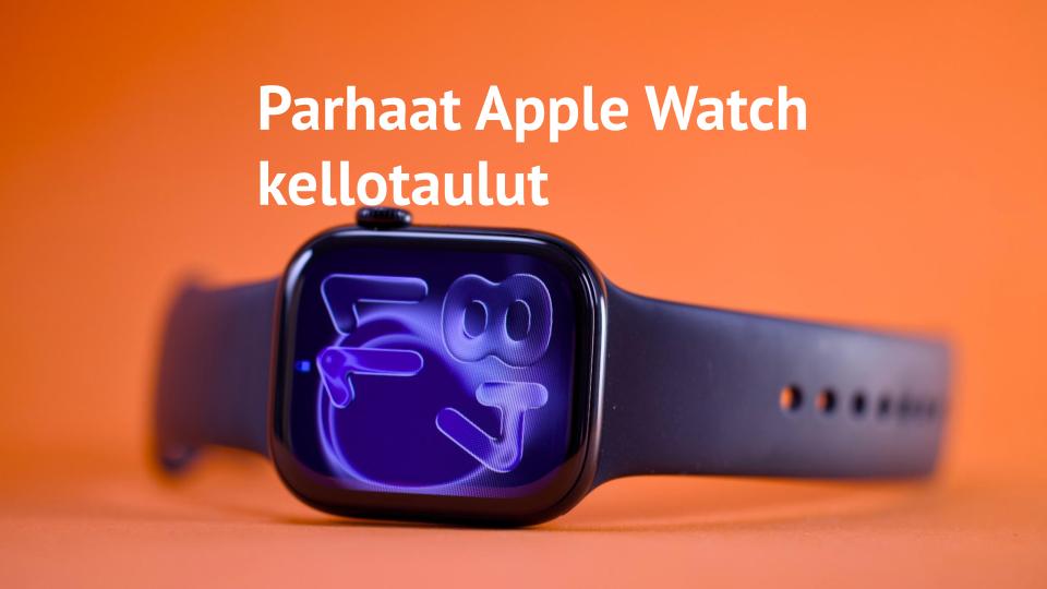 Parhaat Apple Watch-kellotaulut