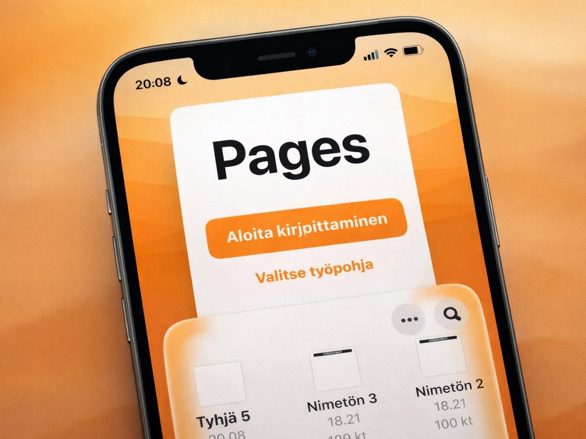 Tekstinkäsittely iPhonella