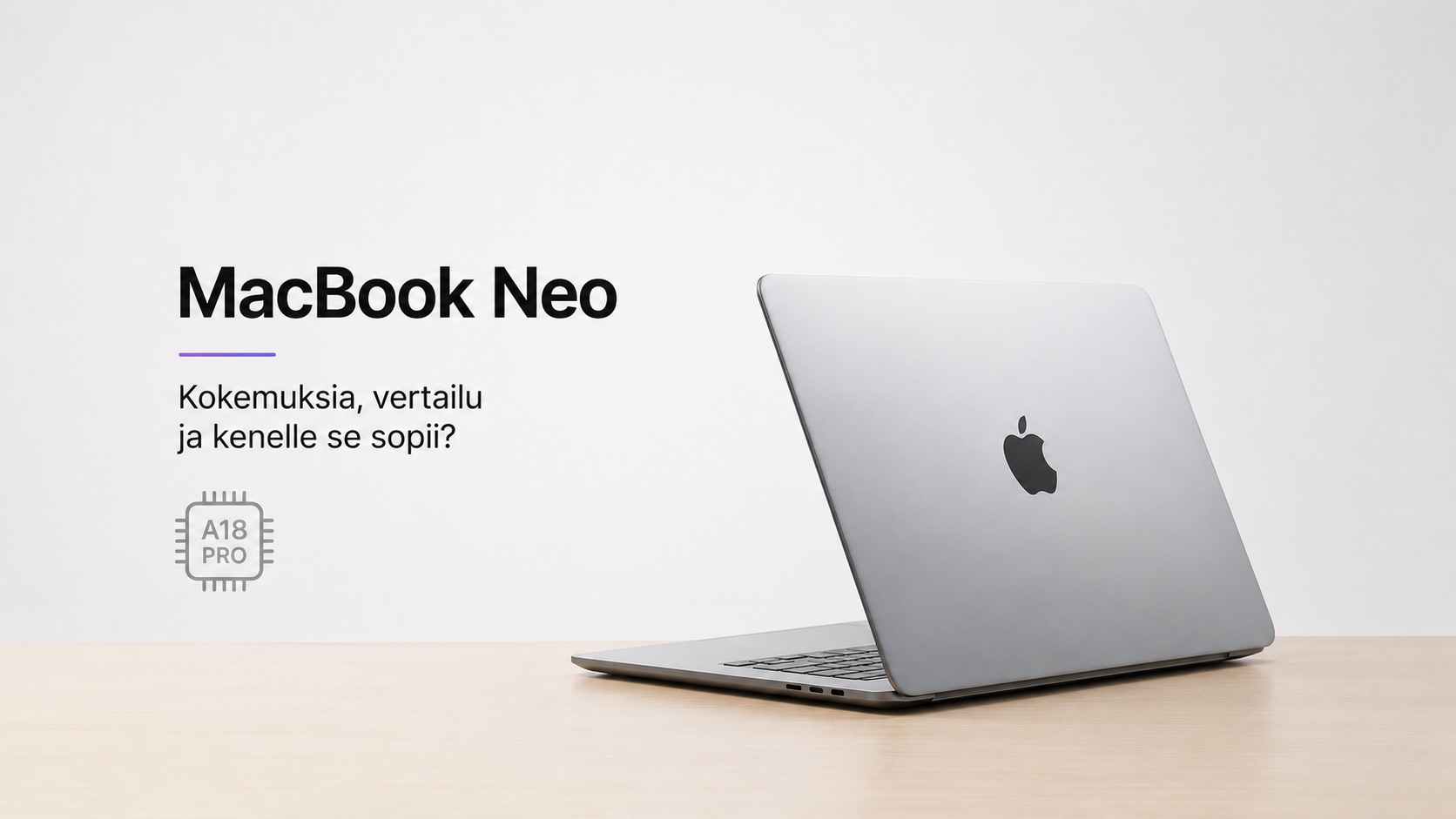 MacBook Neo kokemuksia